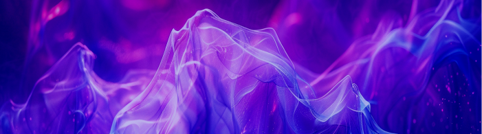 Purple and blue abstract background with a whirlwind of smoke.