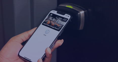 SmartphoneKey’s App-Free Operation lets you access your property simply and securely, without the need to download or manage a mobile app. Just use your SmartphoneKey key card or your smartphone’s digital wallet, and you’re in—no apps, no updates, no fuss.
